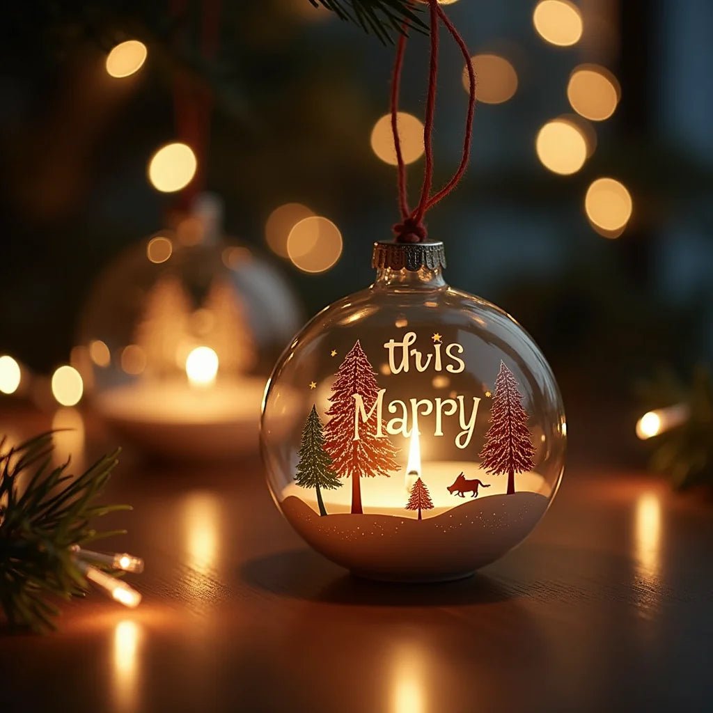 Craft Meaningful Photo Projection Ornaments for Keepsakes - KIAHMILLA