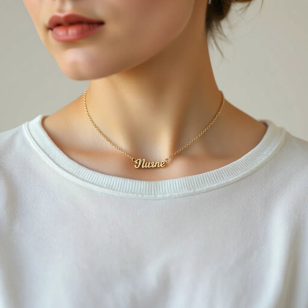 Custom Name Necklace Fit Guide for a Perfect Look - KIAHMILLA