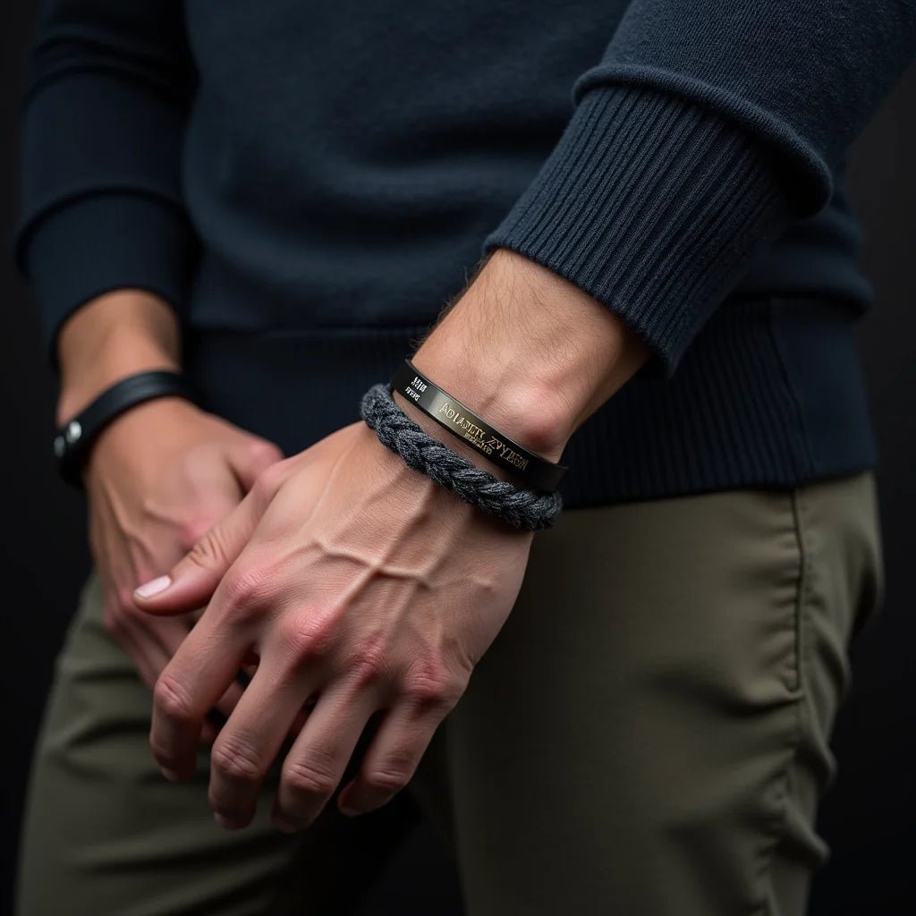 Engraved Bracelets for Men Style Fit Meaning Checklist - KIAHMILLA