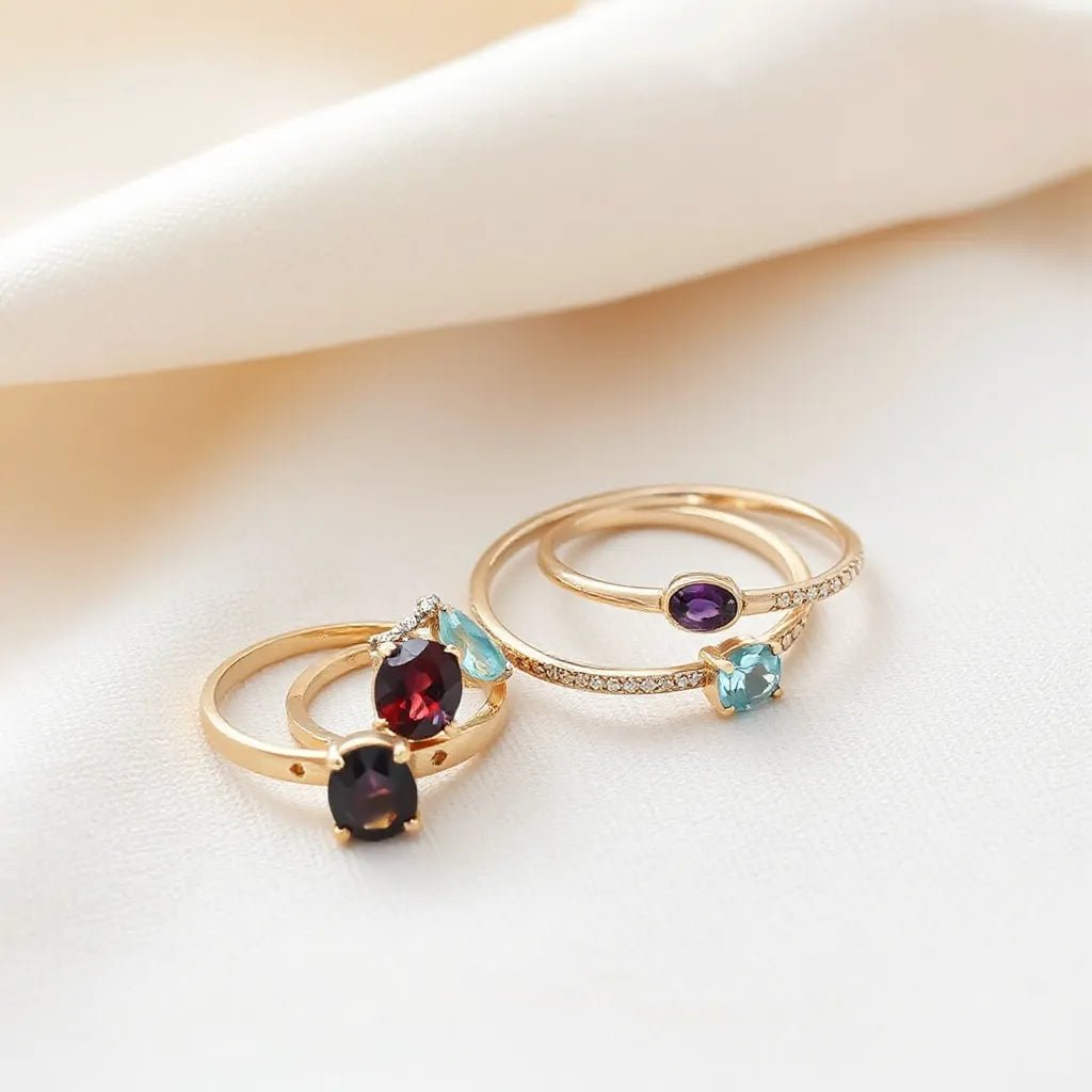 Gemstone Stacking Rings: Styling Tips for Every Look - KIAHMILLA