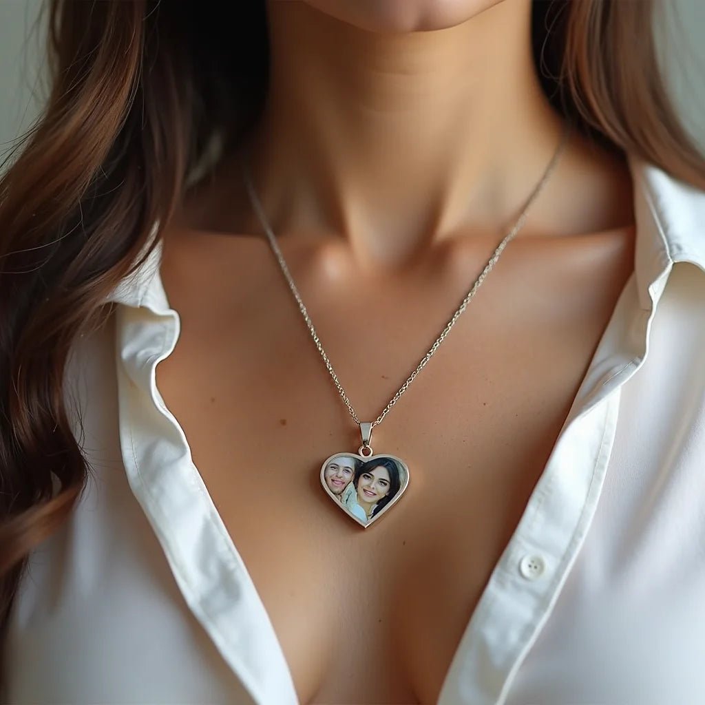 Guide to a Custom Heart Photo Necklace That Tells Your Story - KIAHMILLA