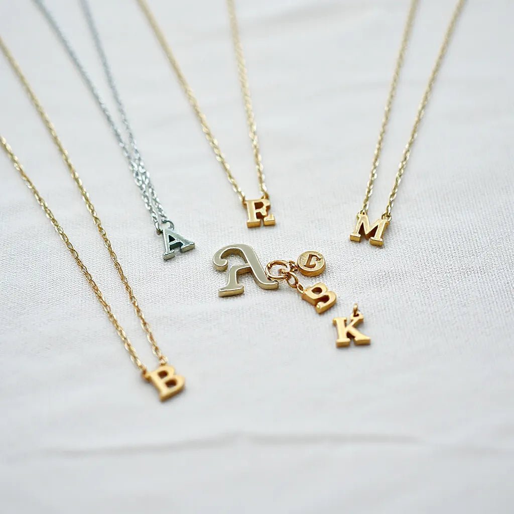 Letter Initial Necklaces: Find Your Perfect Fit Guide - KIAHMILLA