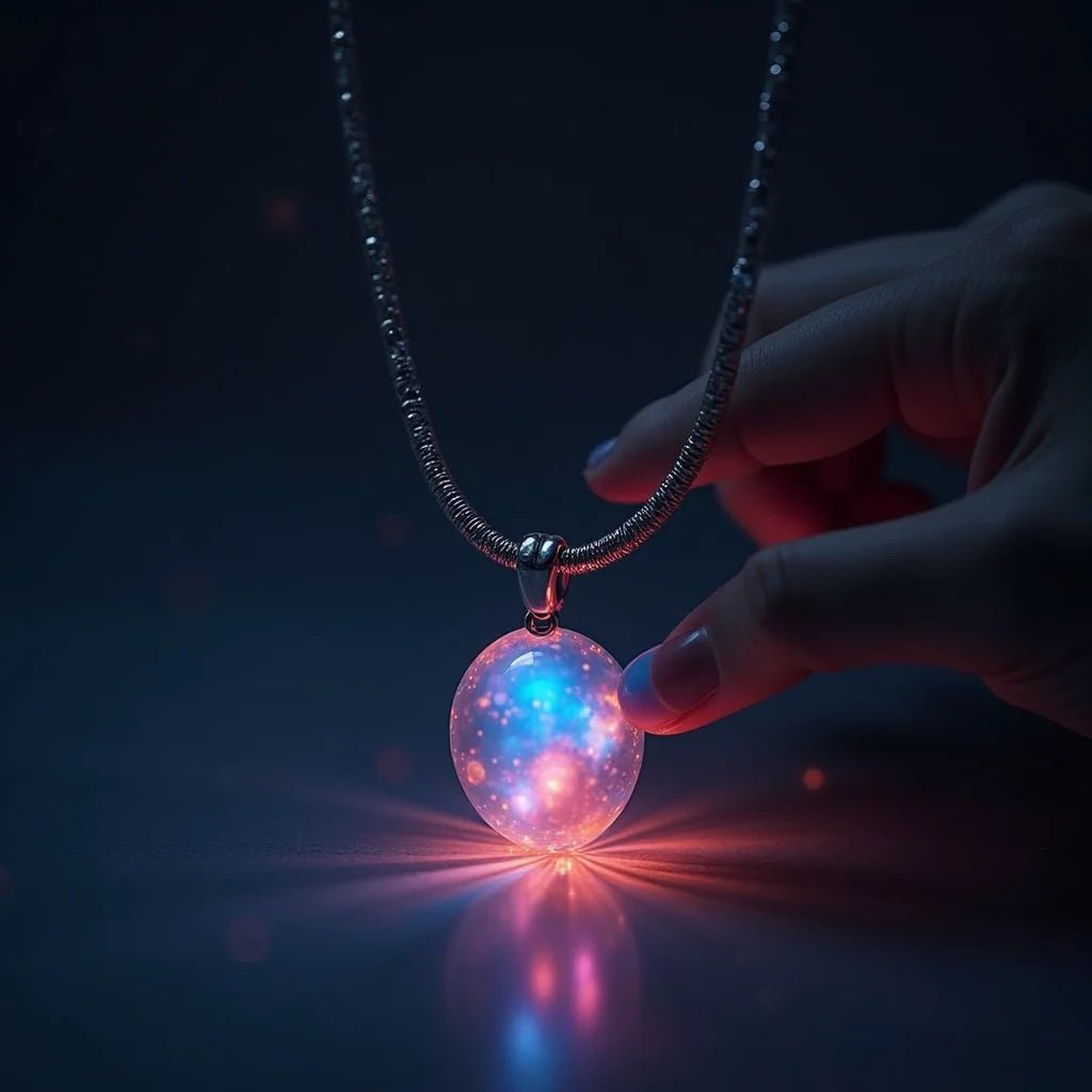 Photo Projection Necklace Capture Moments in Light - KIAHMILLA