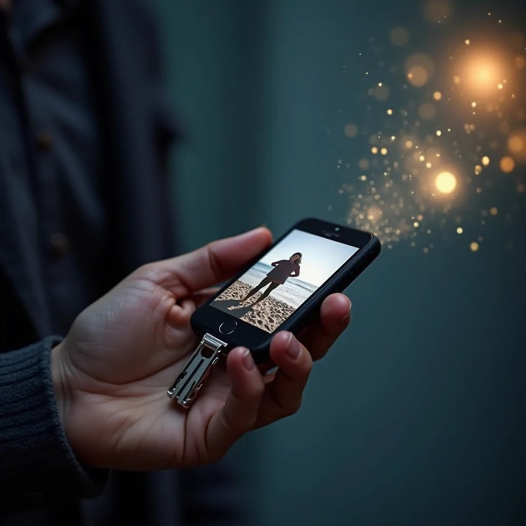 Turn a Photo Into a Projection Keychain Keepsake for Moments - KIAHMILLA