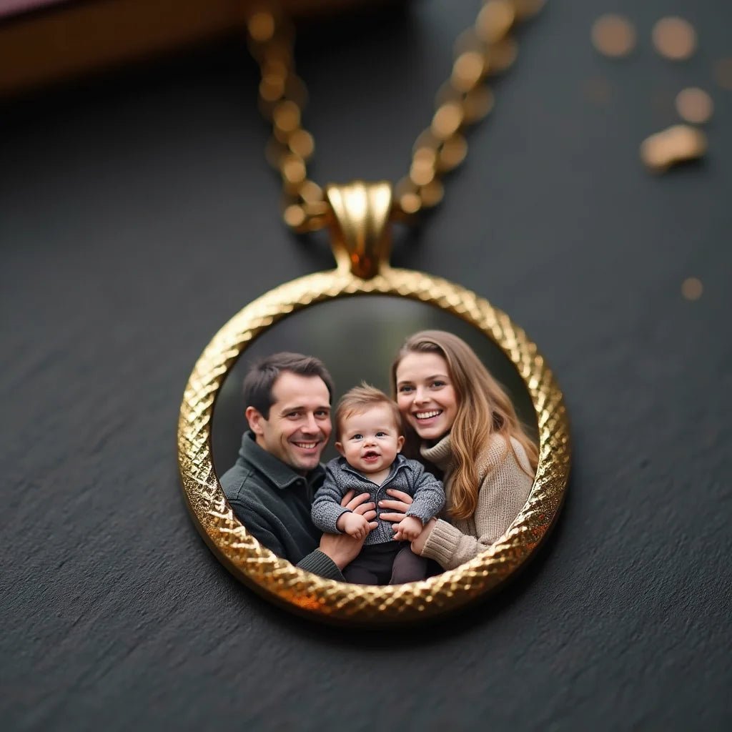 Two Sided Photo Pendant A Dual Keepsake for Your Memories - Coolpeacock