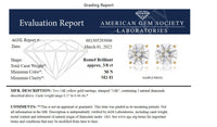 AGS Certified 14k Yellow Gold 3/8 cttw 4-Prong Set Brilliant Round-Cut Solitaire Diamond Push Back Stud Earrings (M-N Color, SI2-I1 Clarity)