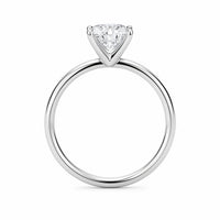 1 Carat Cushion Lab Grown IGI G/VS1 Diamond Solitaire Ring in 10K White Gold - KIAHMILLA