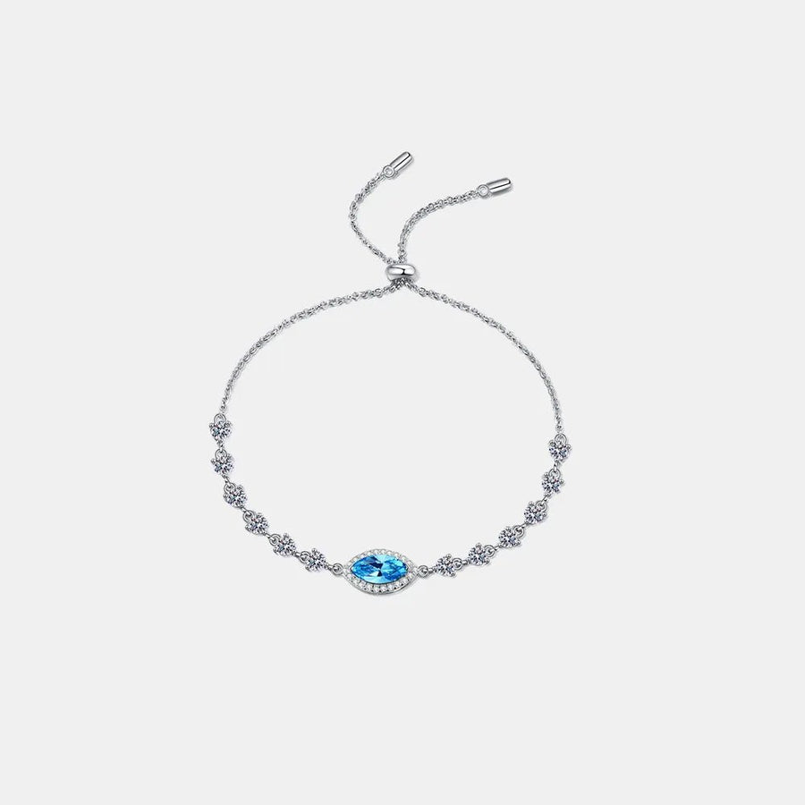 1 Carat Moissanite 925 Sterling Silver Bracelet - Coolpeacock