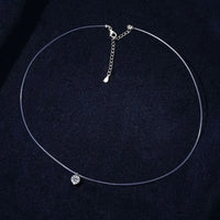 1 Carat Moissanite 925 Sterling Silver Necklace - Coolpeacock