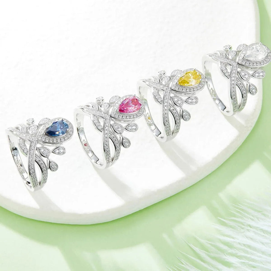 1 Carat Moissanite 925 Sterling Silver Ring - Coolpeacock