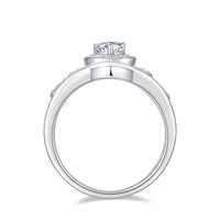 1 Carat Moissanite 925 Sterling Silver Ring - Coolpeacock