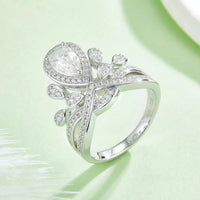 1 Carat Moissanite 925 Sterling Silver Ring - Coolpeacock