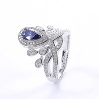 1 Carat Moissanite 925 Sterling Silver Ring - Coolpeacock