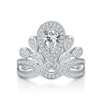 1 Carat Moissanite 925 Sterling Silver Ring - Coolpeacock