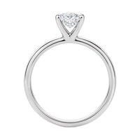 1 Carat Princess Lab Grown IGI G/VS1 Diamond Solitaire Ring in 14K White Gold - KIAHMILLA