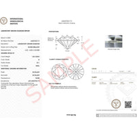 1 Carat Round Lab Grown IGI G/VS1 Diamond Solitaire Ring in 10K White Gold - KIAHMILLA