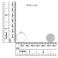 10K White Gold Diamond Promise Ring (1/10 Cttw, H-I Color, SI2-I1 Clarity)