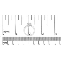10K White Gold 1/4 Cttw Two-Stone Diamond Bypass Engagement Ring