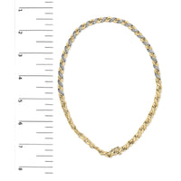10K Yellow Gold 1 cttw Diamond Riviera Statement Pendant Necklace (J-K, I2-I3) - KIAHMILLA