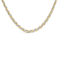 10K Yellow Gold 1 cttw Diamond Riviera Statement Pendant Necklace (J-K, I2-I3) - KIAHMILLA