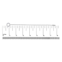 14K White Gold 2-1/2 Cttw Baguette and Round Diamond Toggle Tennis Bracelet - KIAHMILLA