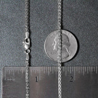 14k White Gold Solid Round Box Chain (2.5 mm) - KIAHMILLA