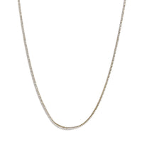 14K Yellow Gold 5.0 Cttw Lab Grown Diamond Tennis Necklace - KIAHMILLA