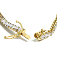 14K Yellow Gold Classic 5.00 Cttw Diamond Tennis Bracelet - KIAHMILLA