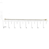 14K Yellow Gold Classic 5.00 Cttw Diamond Tennis Bracelet - KIAHMILLA