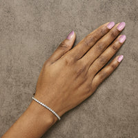 14K Yellow Gold Classic 5.00 Cttw Diamond Tennis Bracelet - KIAHMILLA