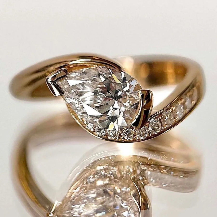 1.5 Carat Moissanite 925 Sterling Silver Ring - Coolpeacock