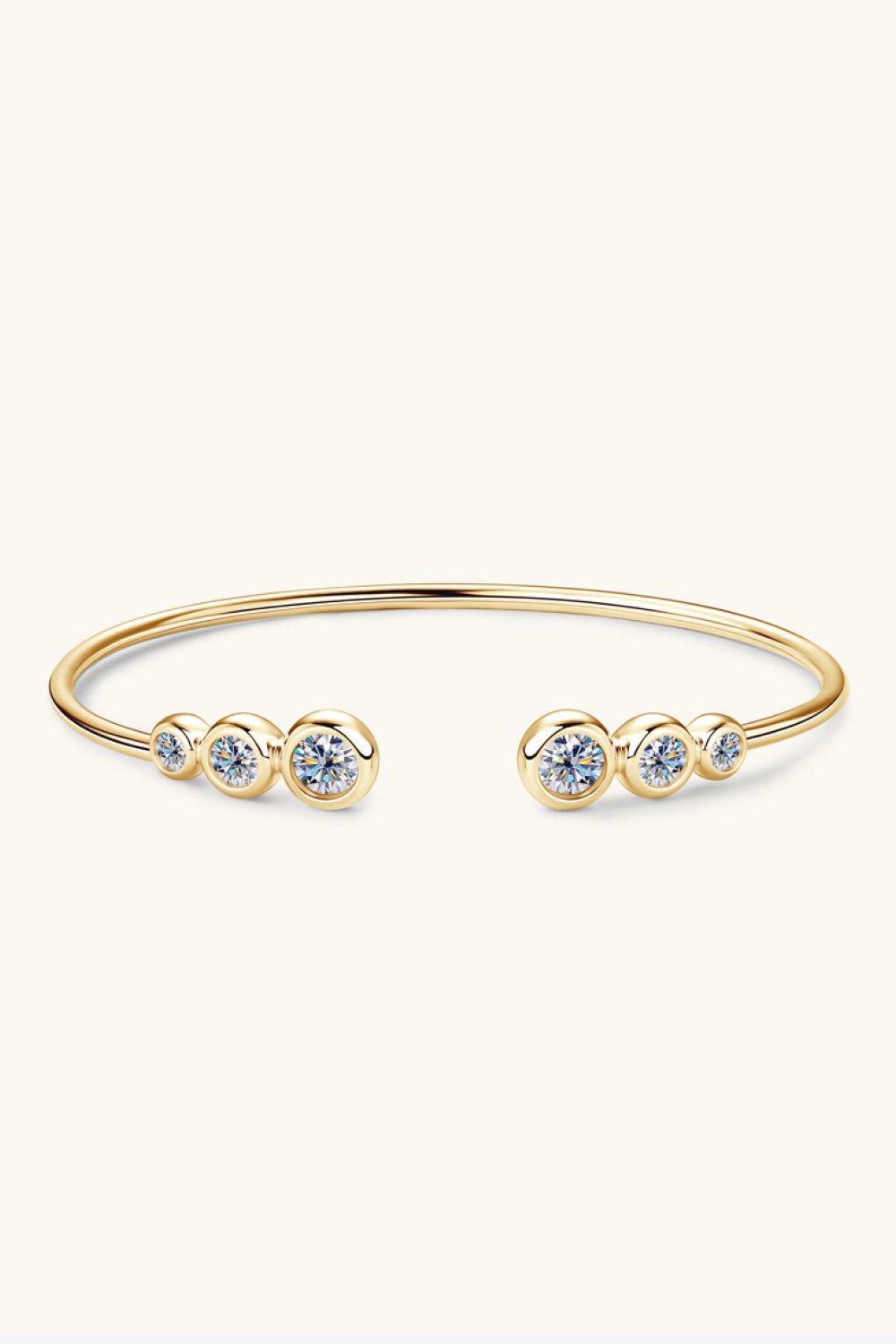 1.8 Carat Moissanite 925 Sterling Silver Bracelet - Coolpeacock