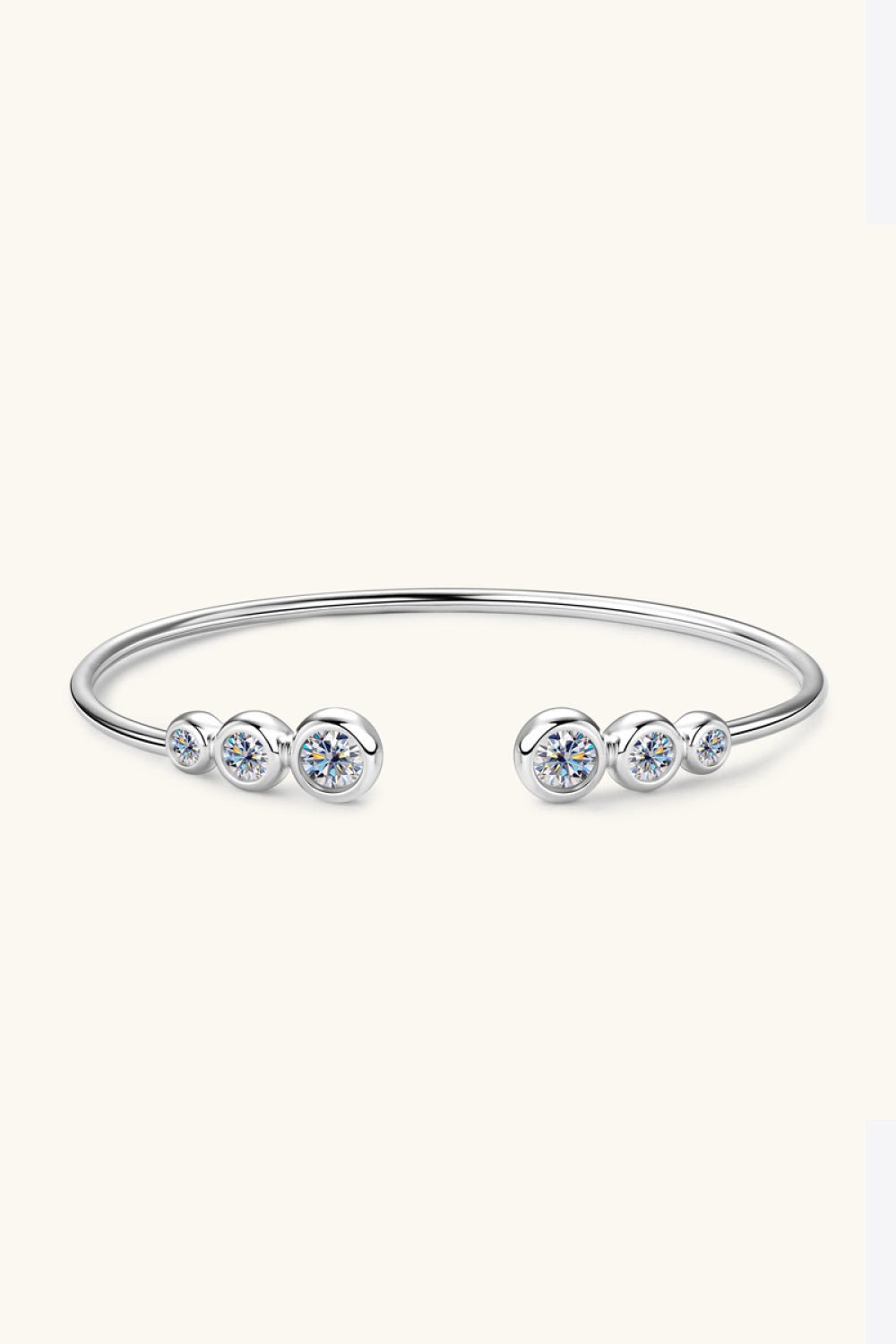 1.8 Carat Moissanite 925 Sterling Silver Bracelet - Coolpeacock