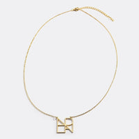 18k gold light luxury combination customized letter necklace - KIAHMILLA