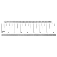 18K White Gold 5 3/5 Cttw Natural Diamond Double Row Link Tennis Bracelet (G-H Color, VS1-VS2 Clarity) - 7