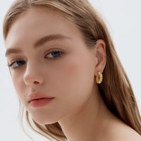 Grote Dikke Elektrogevormde Holle Licht Overdreven Sieraden Stoere Look Extra Grote Statement Creolen