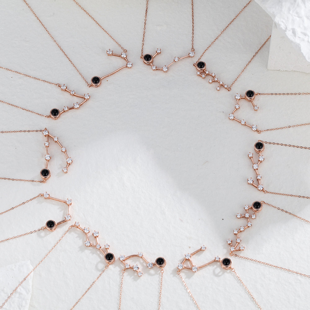 Custom Projection Necklace Constellation Photo Necklace Creative Gift
