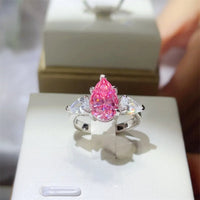 2 Carat 925 Sterling Silver Moissanite Ring - Coolpeacock