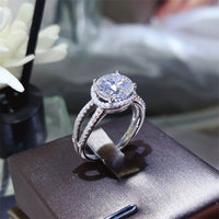 2 Carat 925 Sterling Silver Moissanite Ring - Coolpeacock