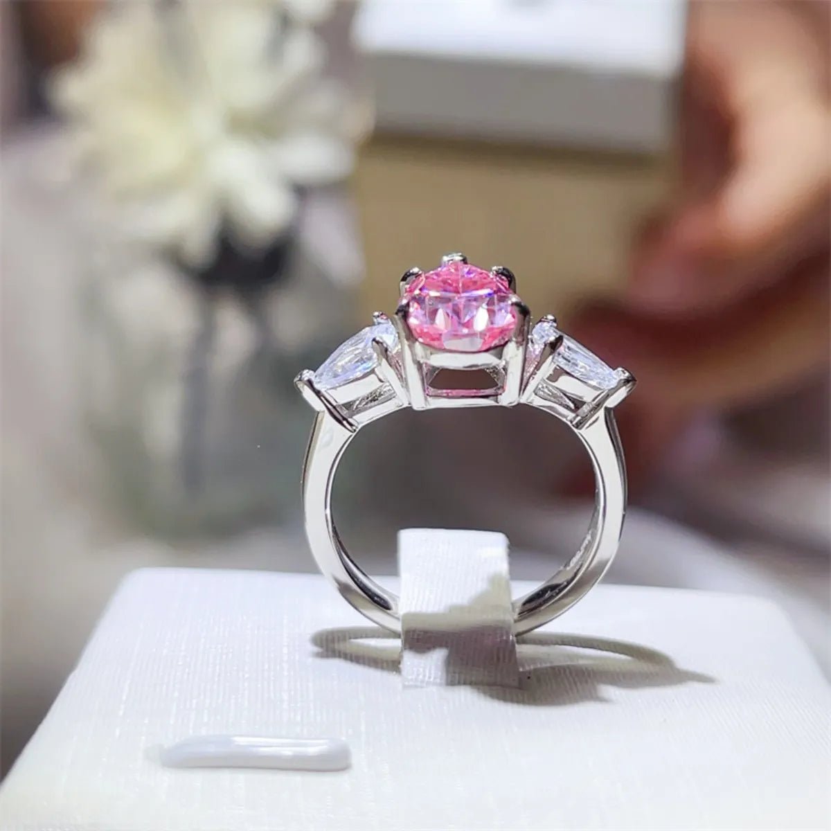 2 Carat 925 Sterling Silver Moissanite Ring - Coolpeacock