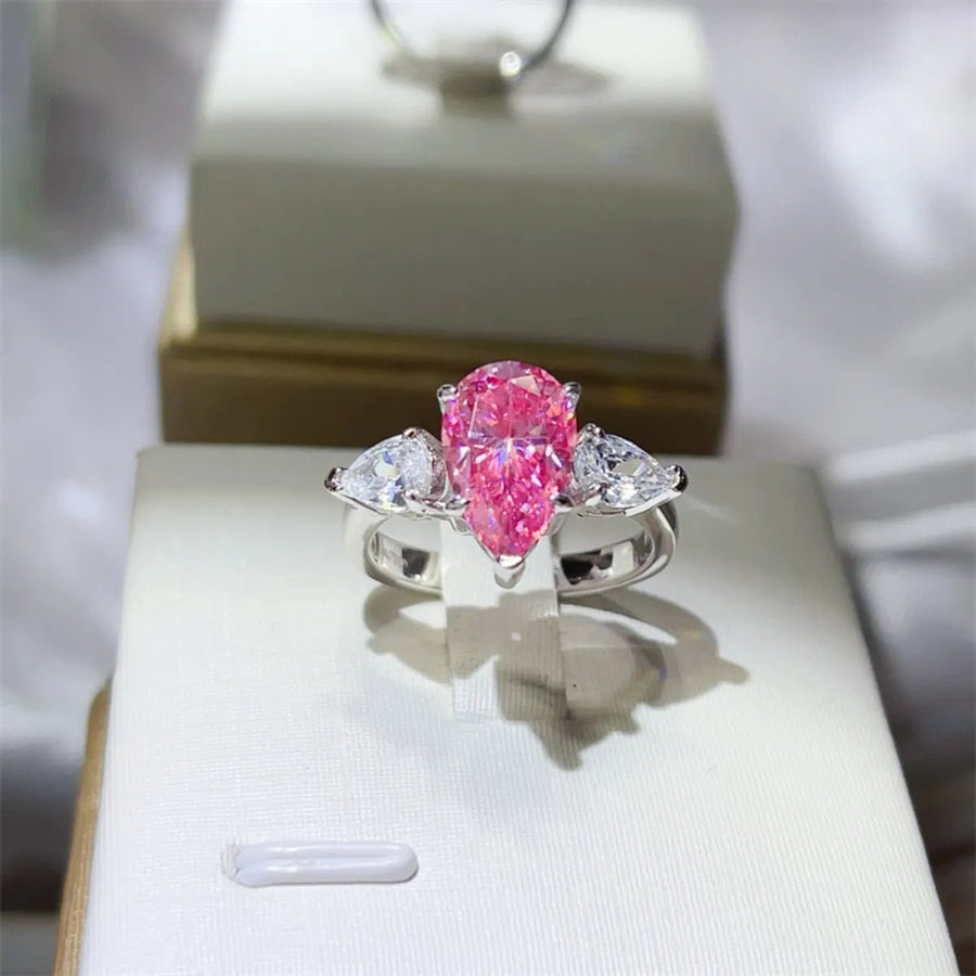 2 Carat 925 Sterling Silver Moissanite Ring - Coolpeacock