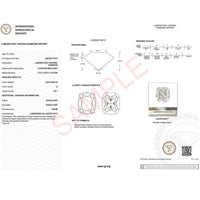 2 Carat Cushion Lab Grown IGI G/VS1 Diamond Solitaire Ring in 10K White Gold - KIAHMILLA