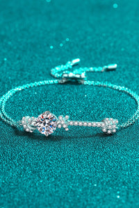 2 Carat Moissanite 925 Sterling Silver Bracelet - Coolpeacock