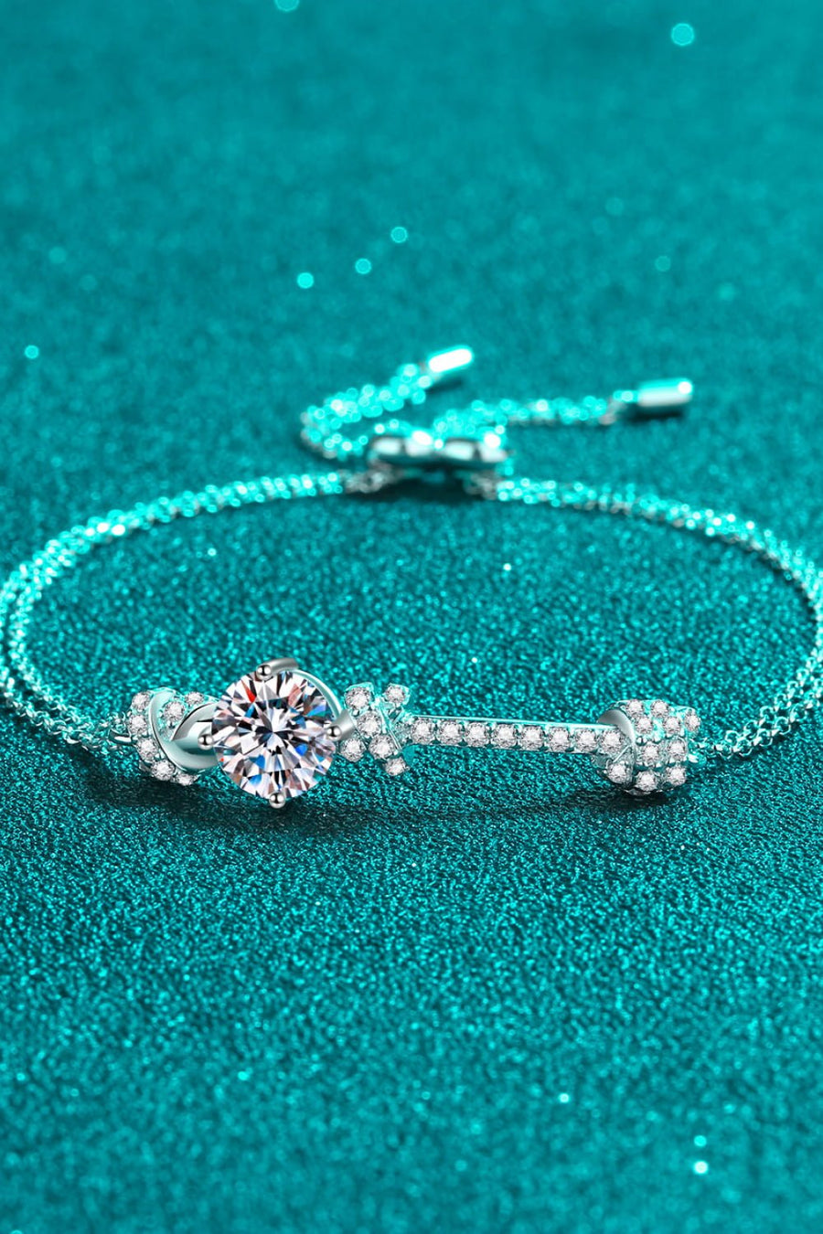 2 Carat Moissanite 925 Sterling Silver Bracelet - Coolpeacock