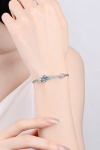 2 Carat Moissanite 925 Sterling Silver Bracelet - Coolpeacock