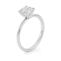 2 Carat Princess Lab Grown IGI G/VS1 Diamond Solitaire Ring in 10K White Gold - KIAHMILLA