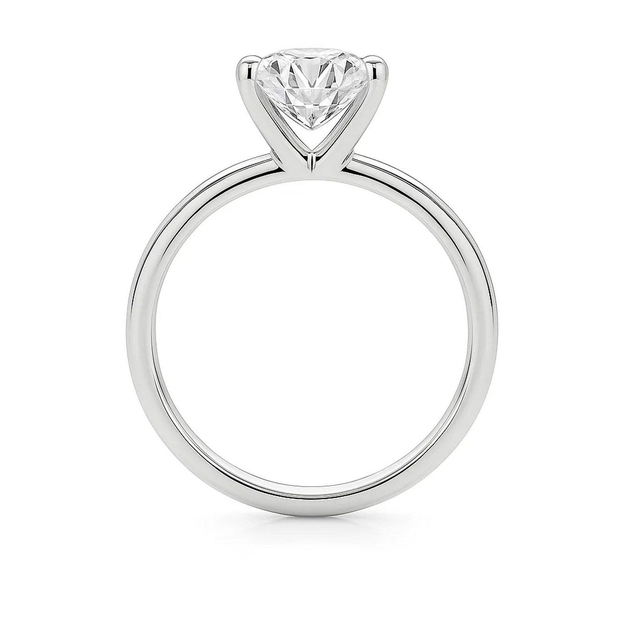2 Carat Princess Lab Grown IGI G/VS1 Diamond Solitaire Ring in 10K White Gold - KIAHMILLA