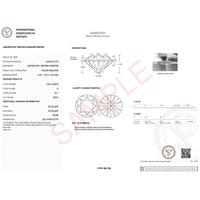 2 Carat Round Lab Grown IGI G/VS1 Diamond Solitaire Ring in 10K White Gold - KIAHMILLA