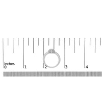 Sterling Silver 1/5 Cttw Diamond Round Motif Halo Ring