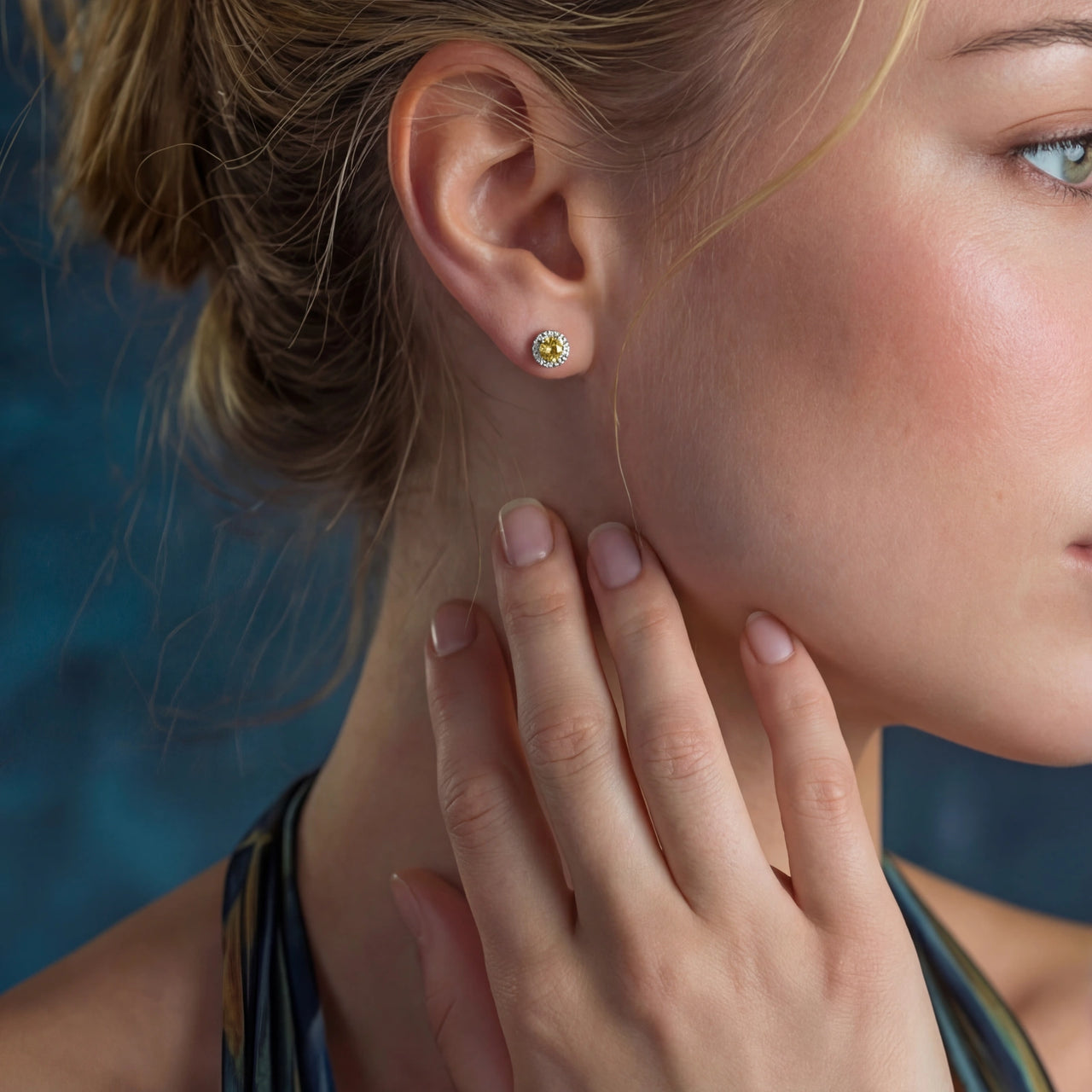 Sunburst Halo Studs by KIAHMILLA